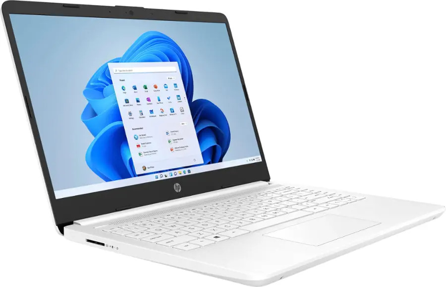 *HP 14″ Student Laptop* (64 GB, Celeron 1.1Ghz, 4 GB Ram) Color: Snow White