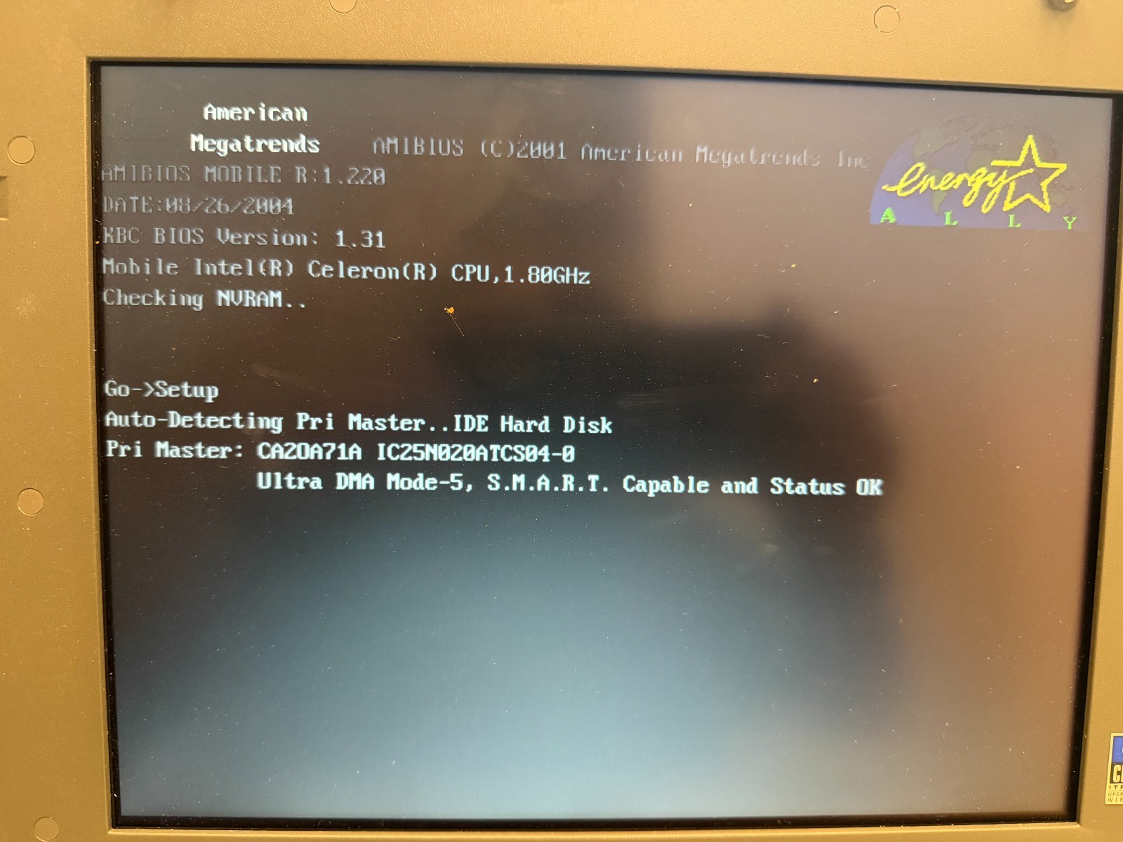 🖥️ Itronix GoBook II Celeron @1.8MHz, 1GB RAM w/AC adapter for PARTS OR REPAIR