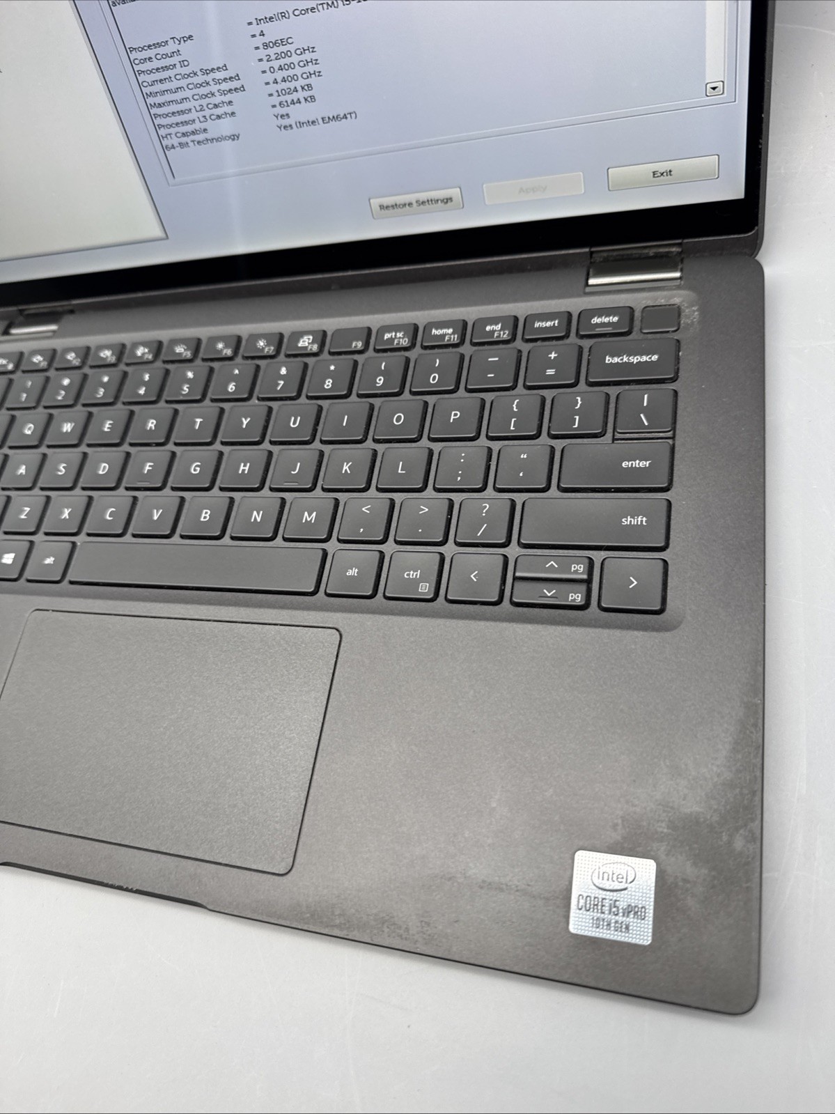 Dell Latitude Laptop 7410 14″ FHD i5-10310 1.7 GHz-8GB RAM-256 GB HDD,NO OS