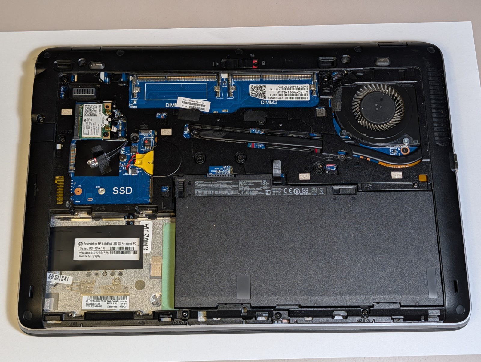 HP EliteBook 840 G1 14 inch Intel Core i5 3rd Gen, Bare (No Hard Drive RAM) READ