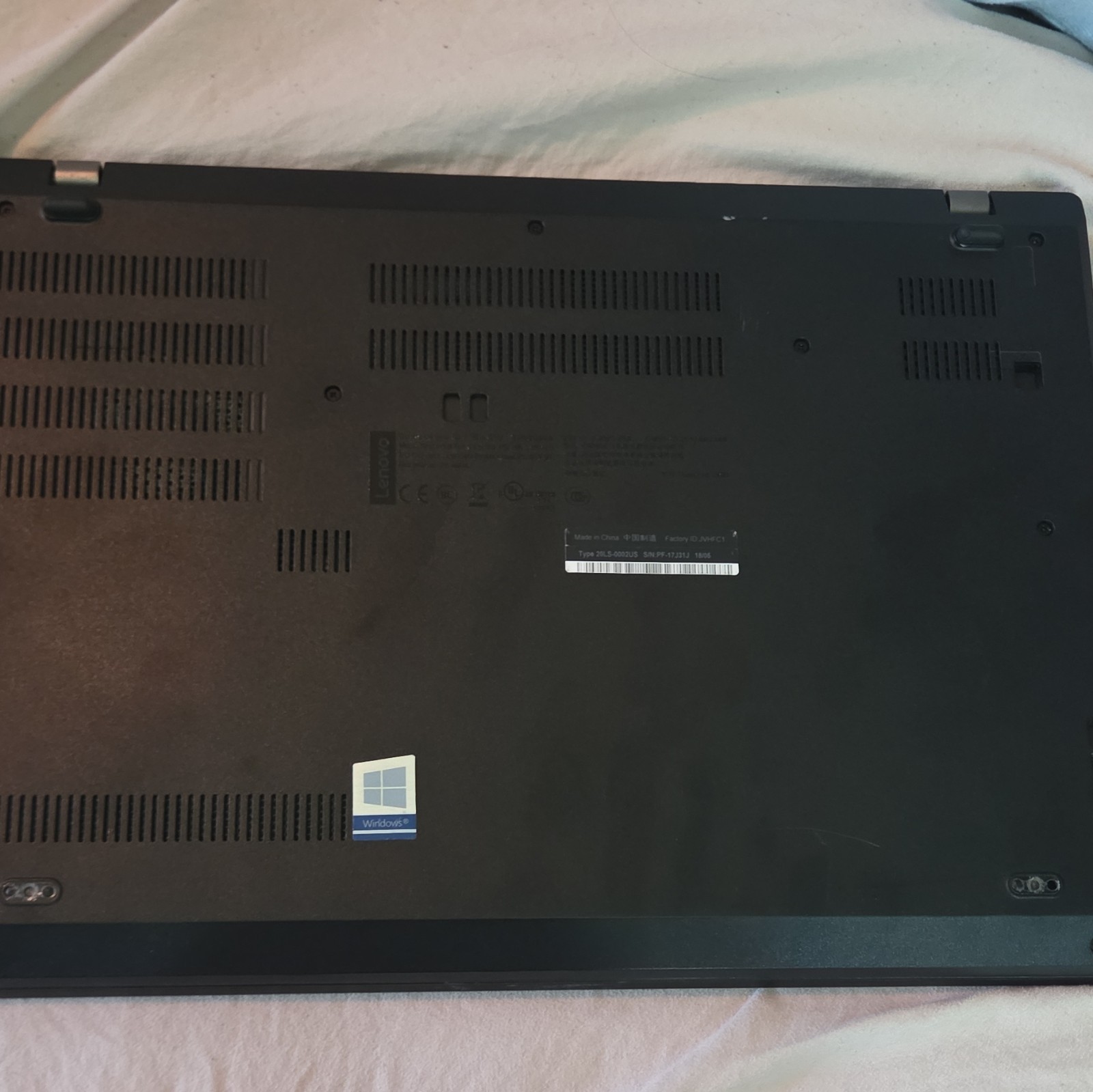 Lenovo ThinkPad L480 Intel Core i5 8GB 256GB SSD 14in FHD Win10 2018