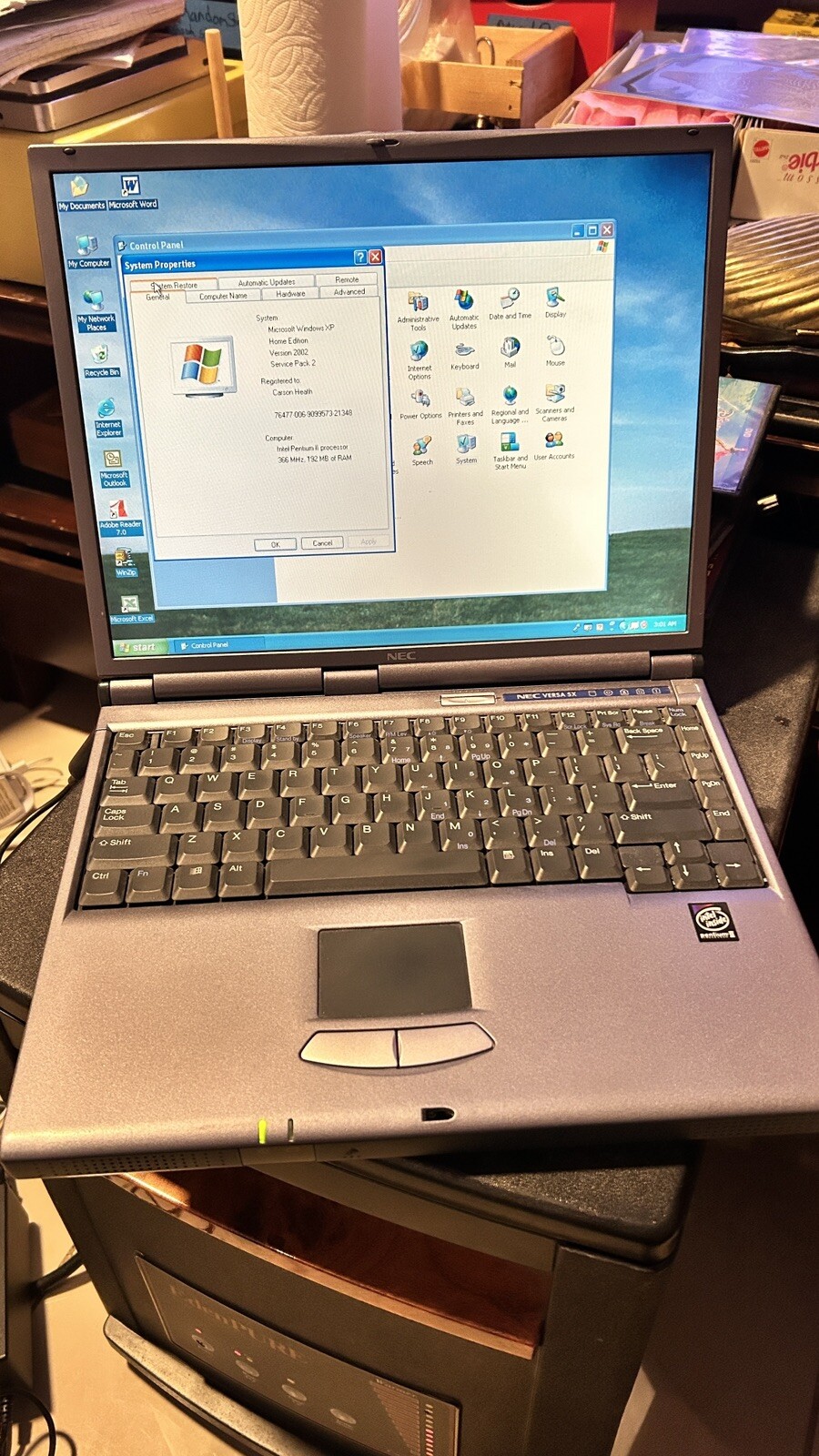 NEC Versa Model-VS4D0A70 Laptop
