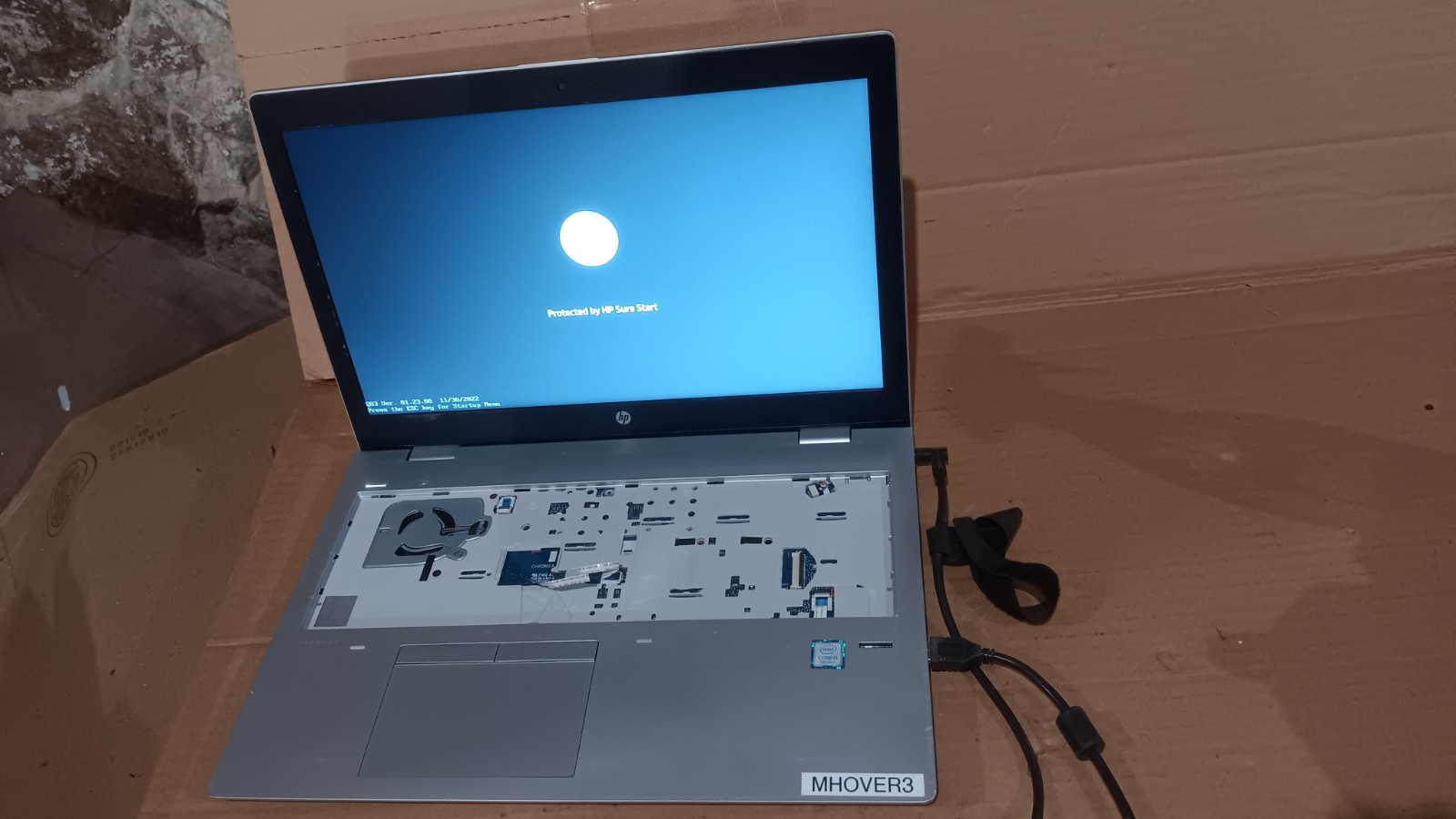 HP ProBook 650 G4 Laptop i5-8250U @ 1.60GHz 15.6″ LCD screen Good Battery Parts