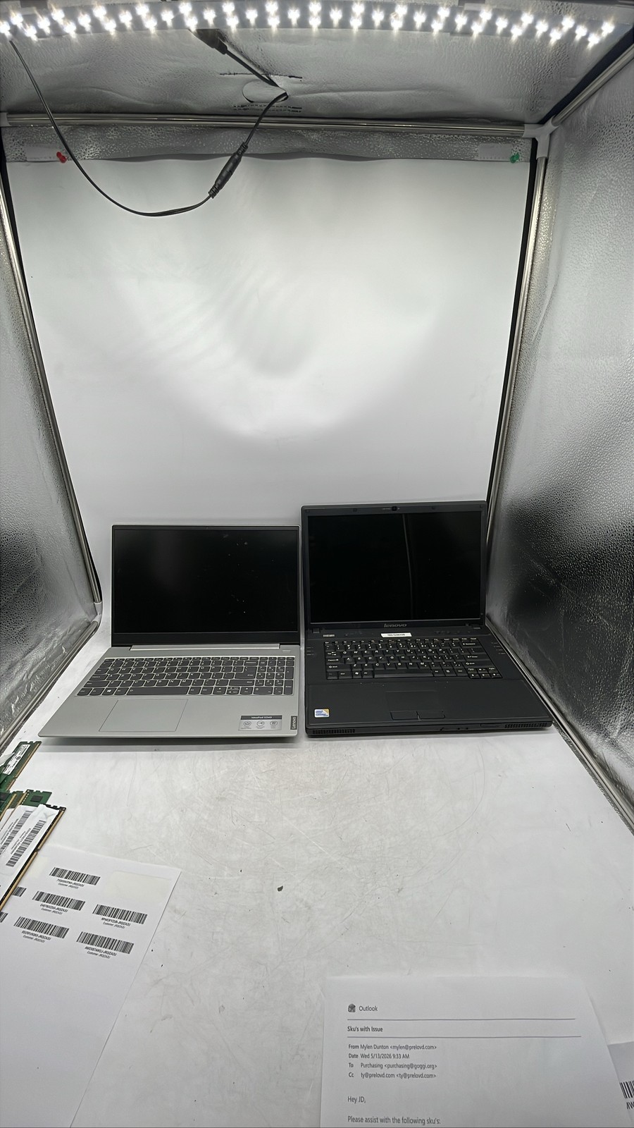 Lenovo Laptops ThinkPad 4446-38U & IdeaPad S340 For Parts Or Repair Lot Of 2