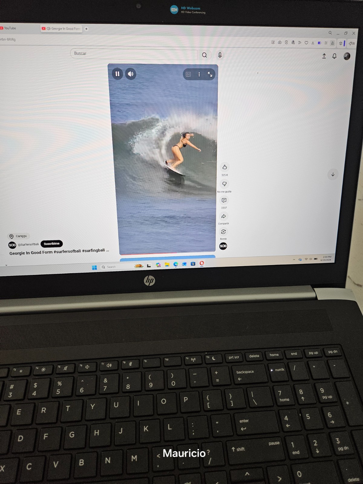HP Probook 470 G5.Intel i7 8550U. Resolution 1920×1080. Wind.11 Pro