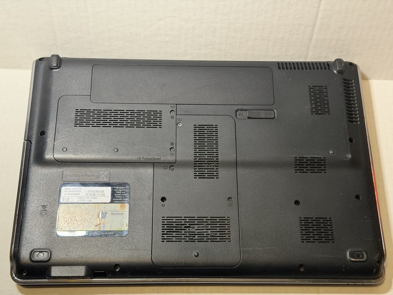 HP Pavillion DV6 6gb Ram 500gb Hard drive For Parts Or Repair Read Description