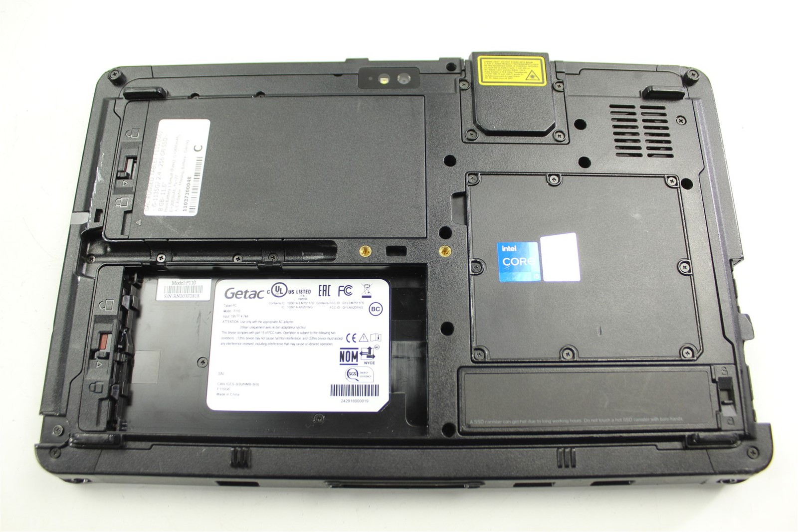 Getac F110 G6 Rugged Tablet 11.6″ i5-1135G7 2.4GHz 256GB SSD 8GB RAM NO OS