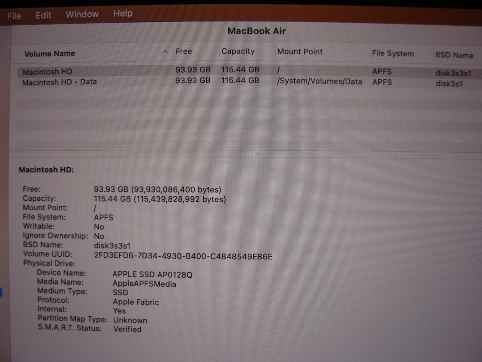 Apple MacBook Air A2337 MGN63LL/A 13.3″ M1 (2020) 8CPU/7GPU 8GB 128GB SSD +PA