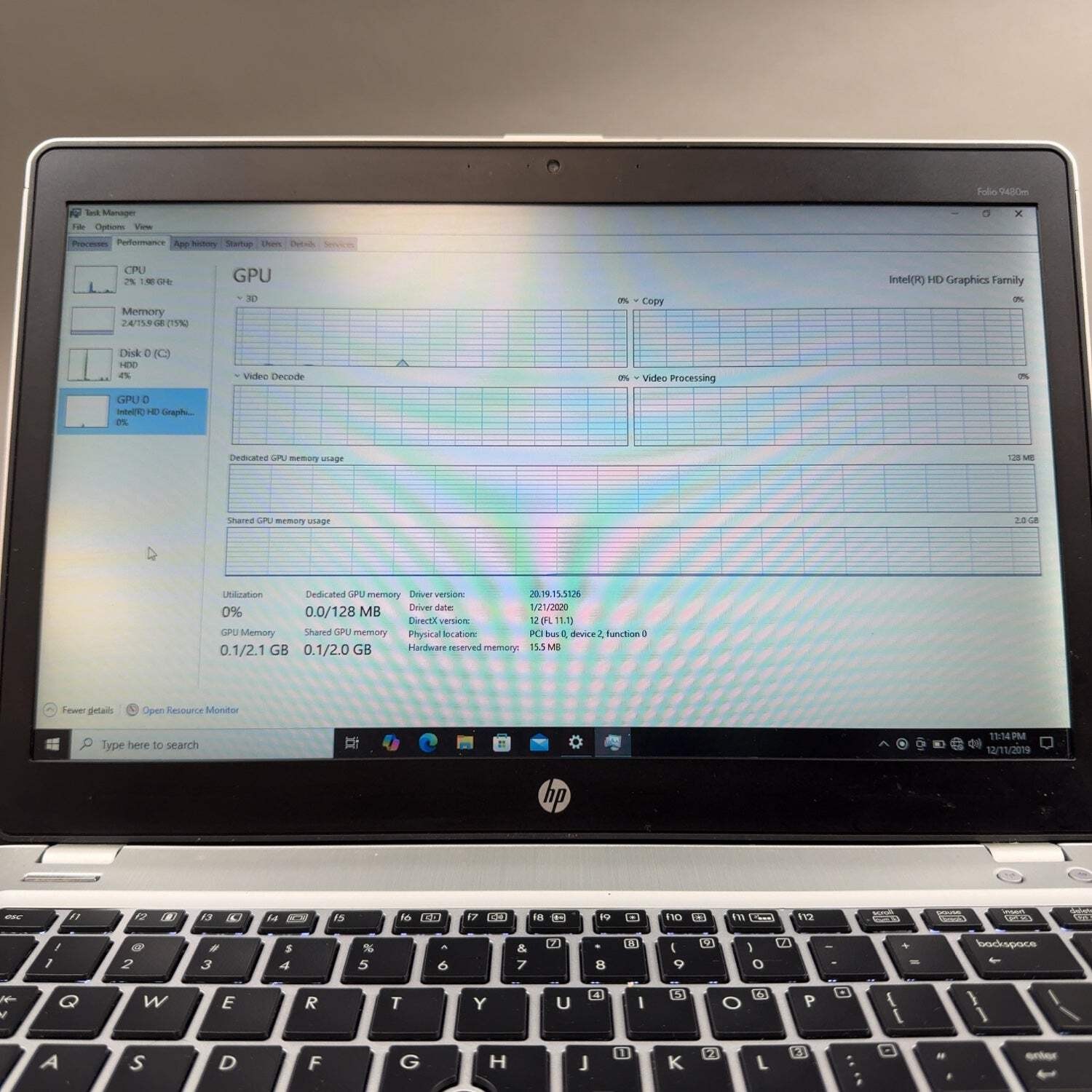 HP EliteBook RQ6IIU0 14″ i5-4310U 2.2GHz 16GB RAM 500GB HDD