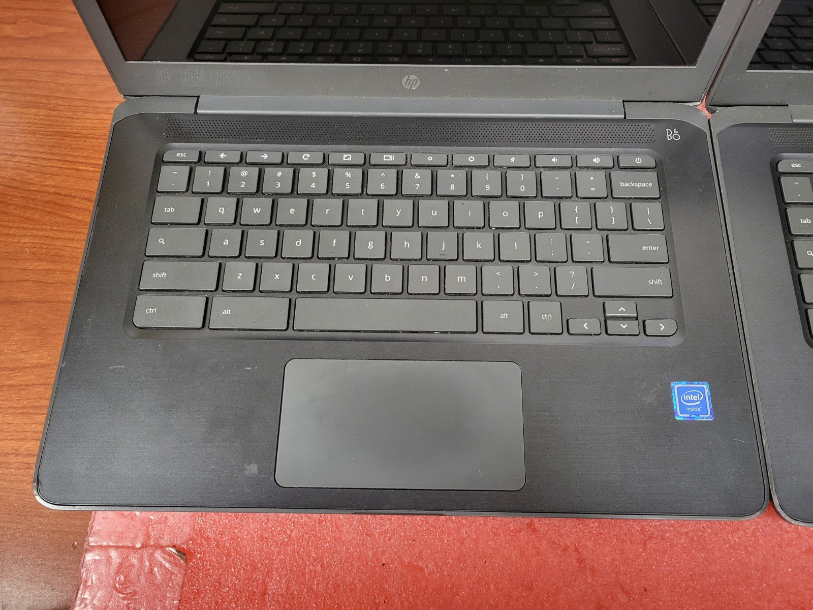 2x HP Chromebook 14-CA061DX Intel Celeron N3350@1.1GHz 4GB 32GB SSD w/PA | C908