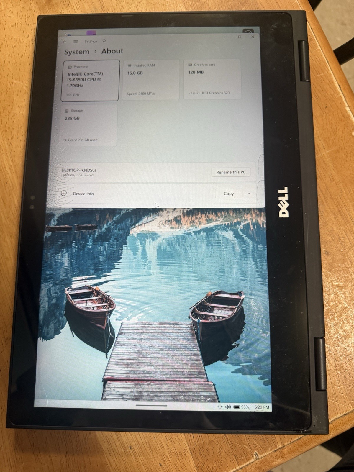 Dell Latitude 3390 13.3” 2 In-1 Laptop