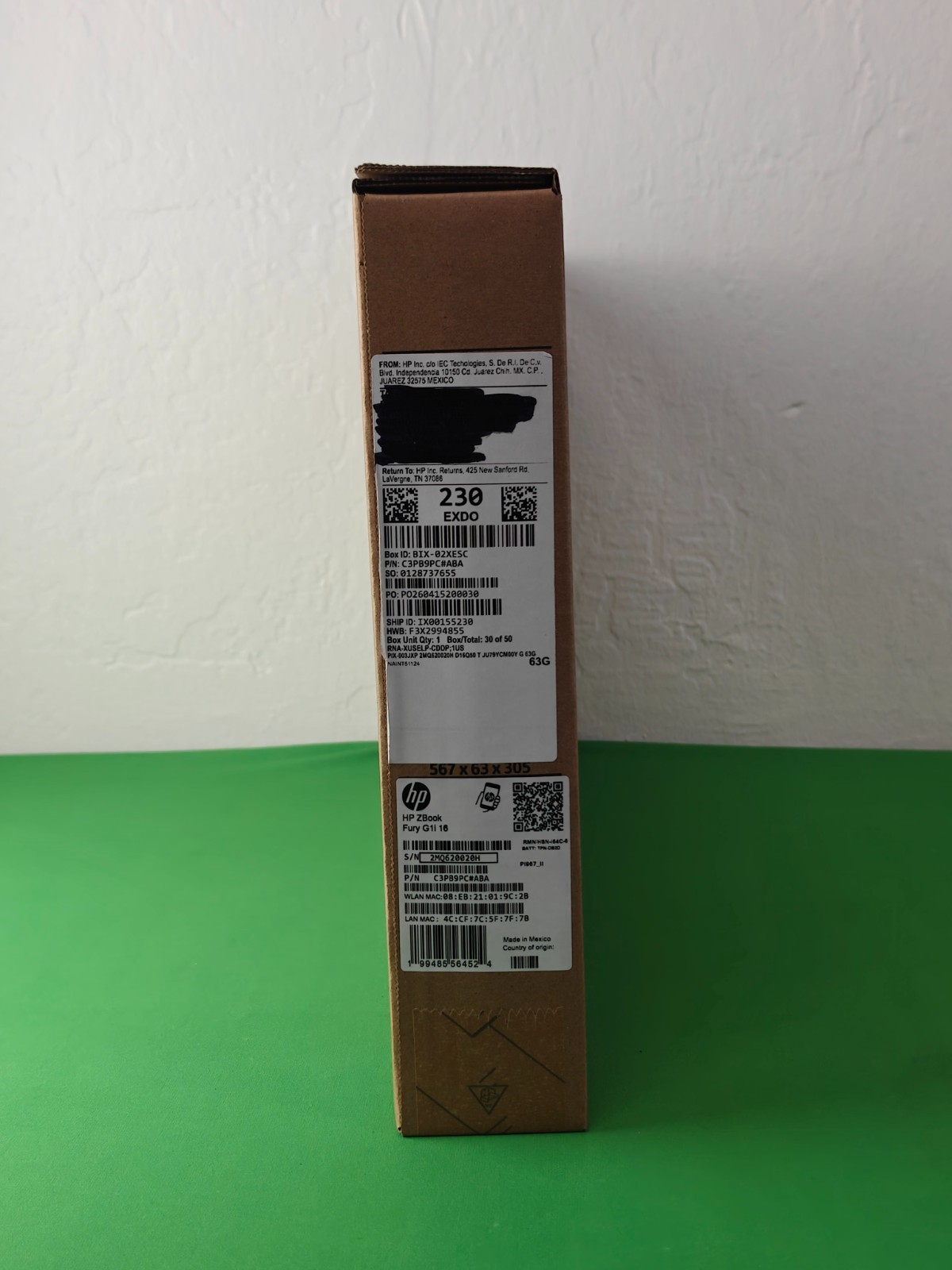 New Sealed HP ZBook Fury G1i 16 32GB 512gb Ultra 7 255HX RTX PRO 2000