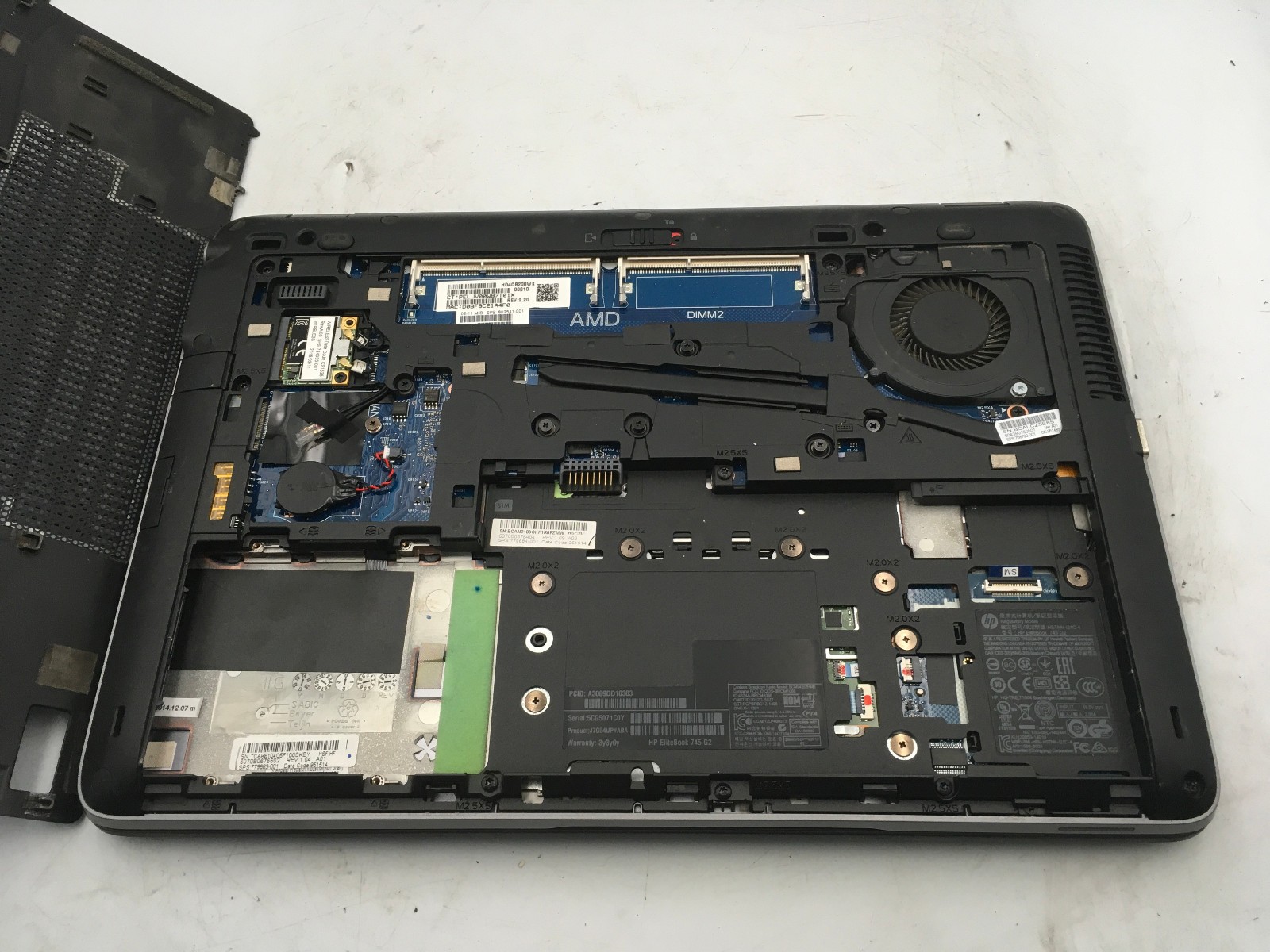HP ELITEBOOK 745 G2 – BOOTS TO BIOS – AMD A SERIES PRO – NO RAM – NO OS -READ-BB