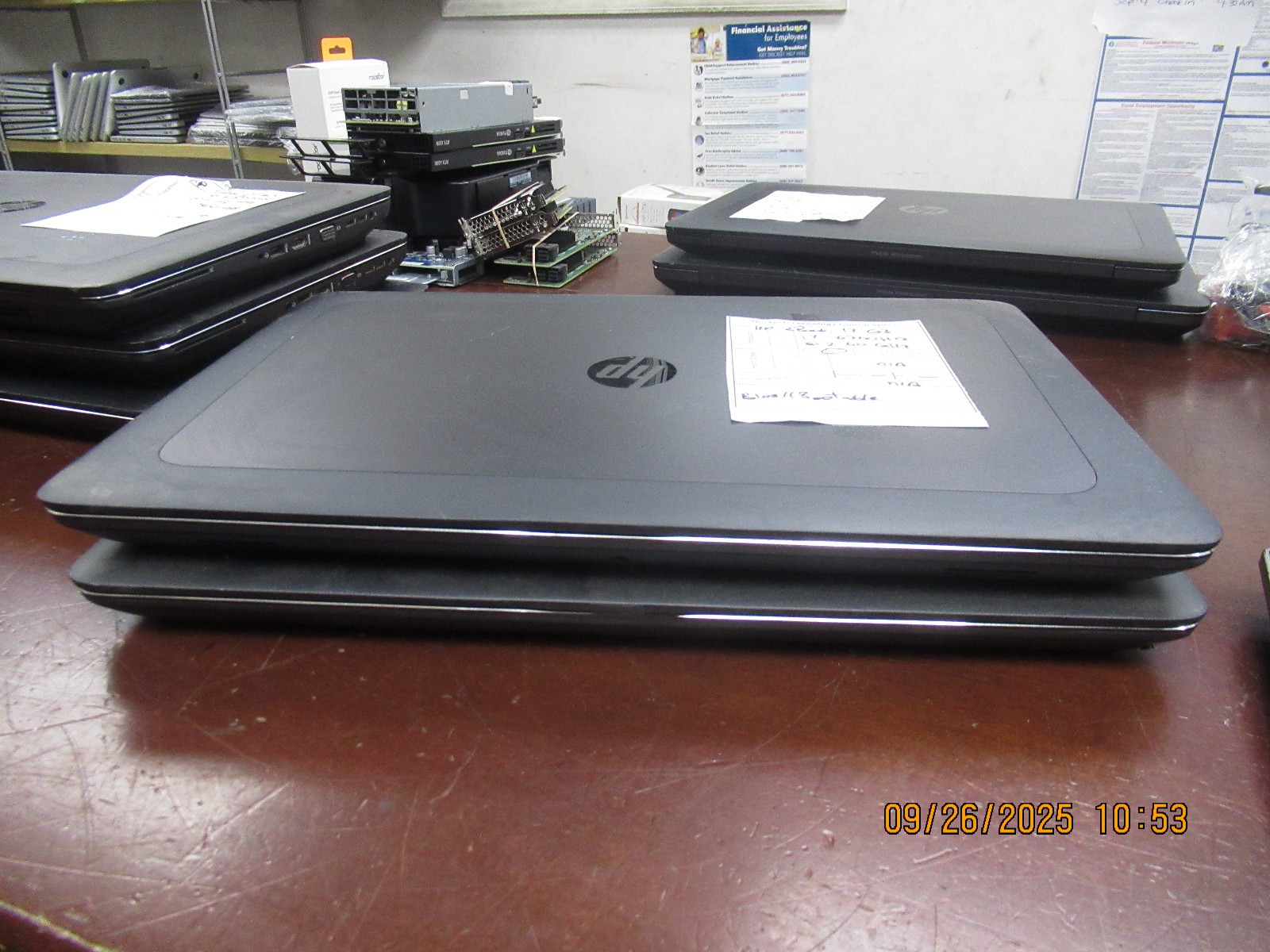 Lot of 2 HP ZBook 17 G3 i7 6700HQ 2.60GHz 8GB Laptop +BIOS [NO HDD/BATTERY/AC/OS
