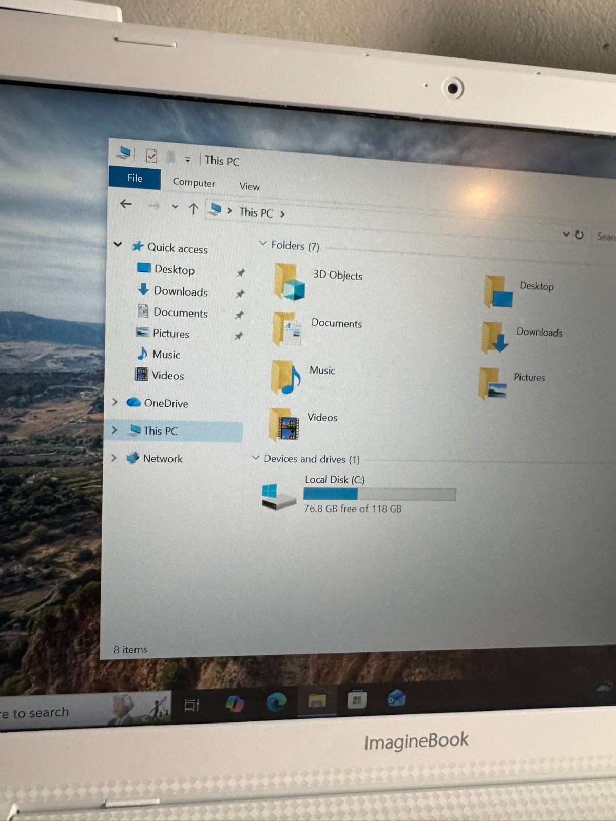 ASUS ImagineBook MJ401TA 14″ m3-8100Y 4GB 128GB SSD Windows 10 Pro Laptop