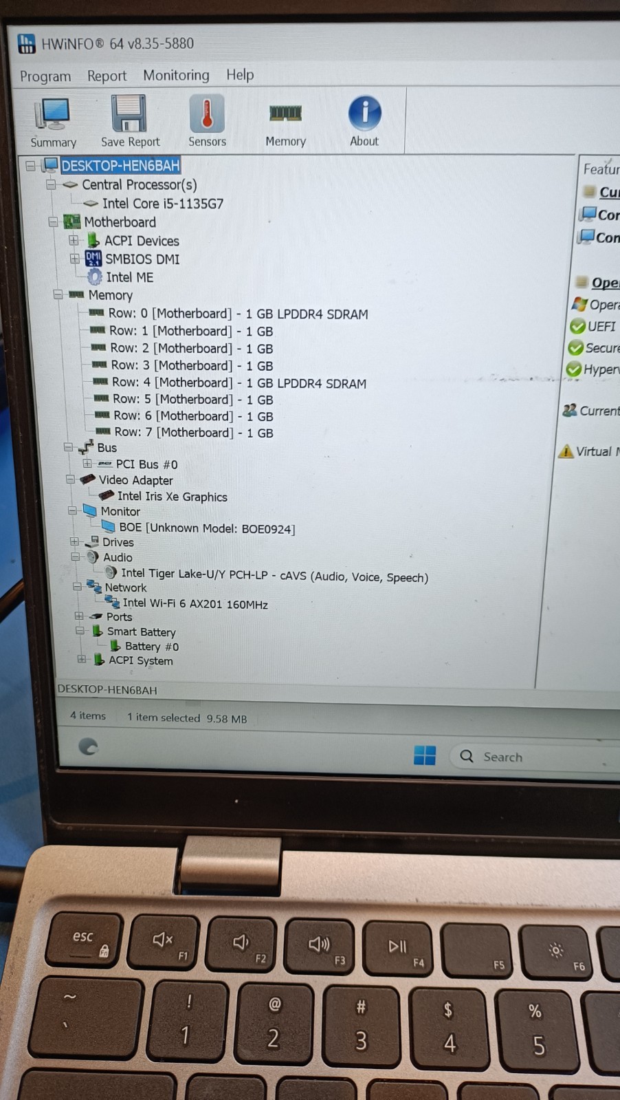 Dell Latitude 3320 13.3″Intel Core i5-1135G7 8GB WIN 10 LIC NO HDD NO A/C TESTED