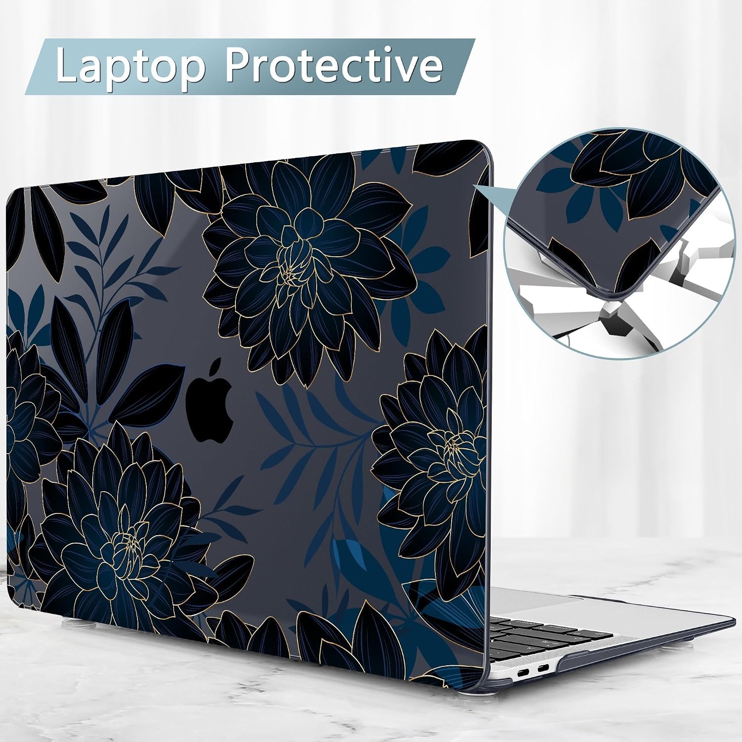 Compatible with MacBook Air 13 inch Case, Plastic Hard Shell with Keyboard Cover