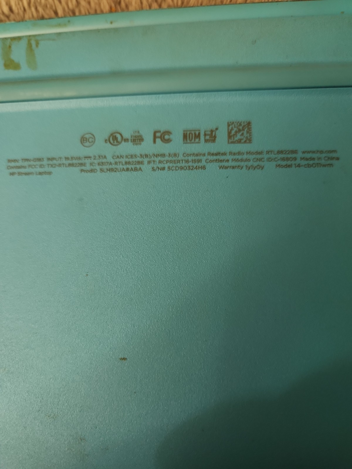 HP Stream 11. 11.6″ Laptop – Parts Or REPAIR Only As Is