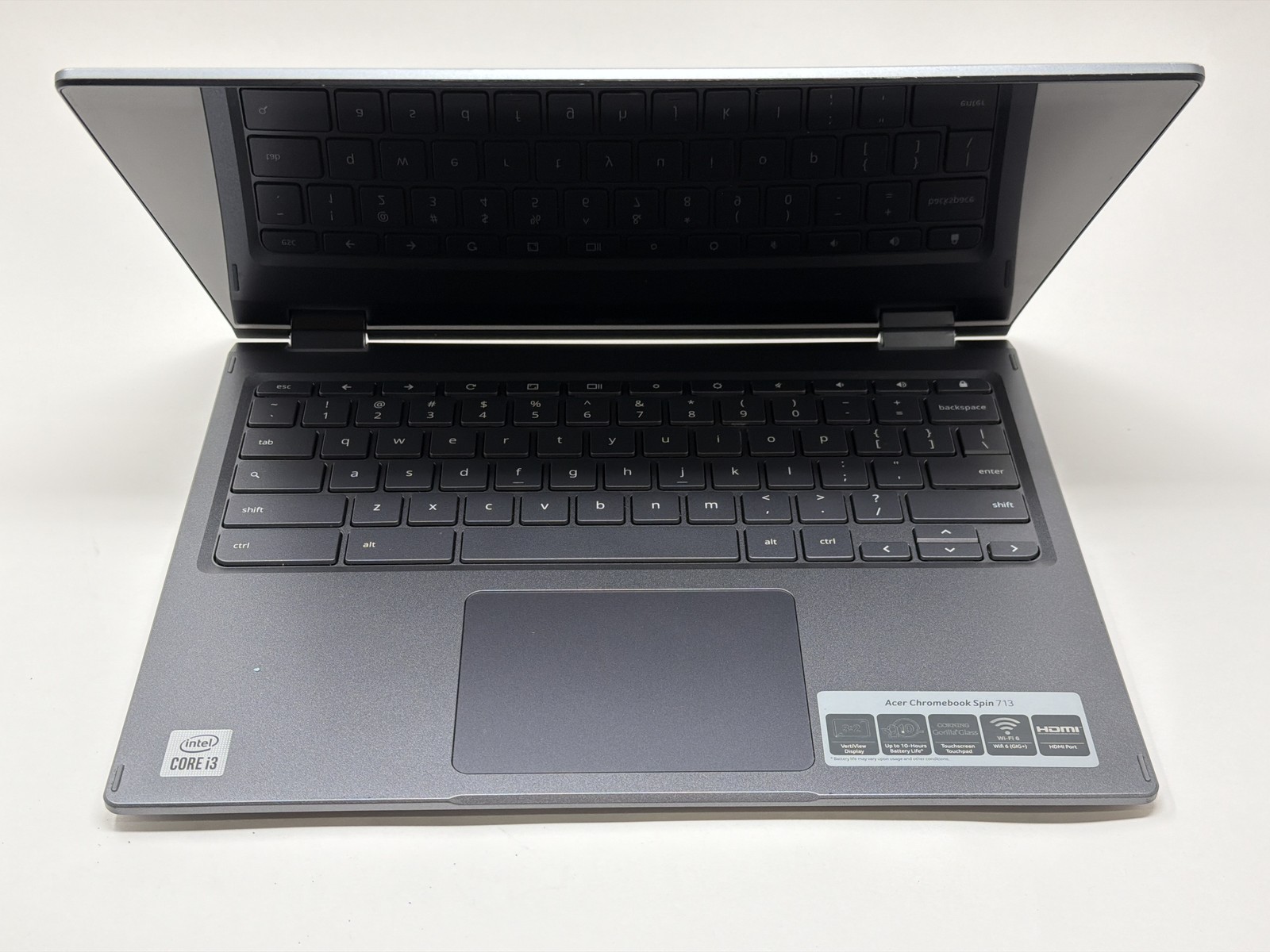 Acer Chromebook Spin 713 CP713-2W Intel Core i3 64GB eMMc 4GB RAM 13.5in Good