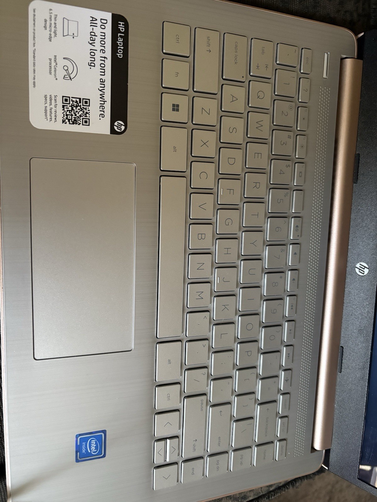 HP Laptop Touchpad Rose Frost