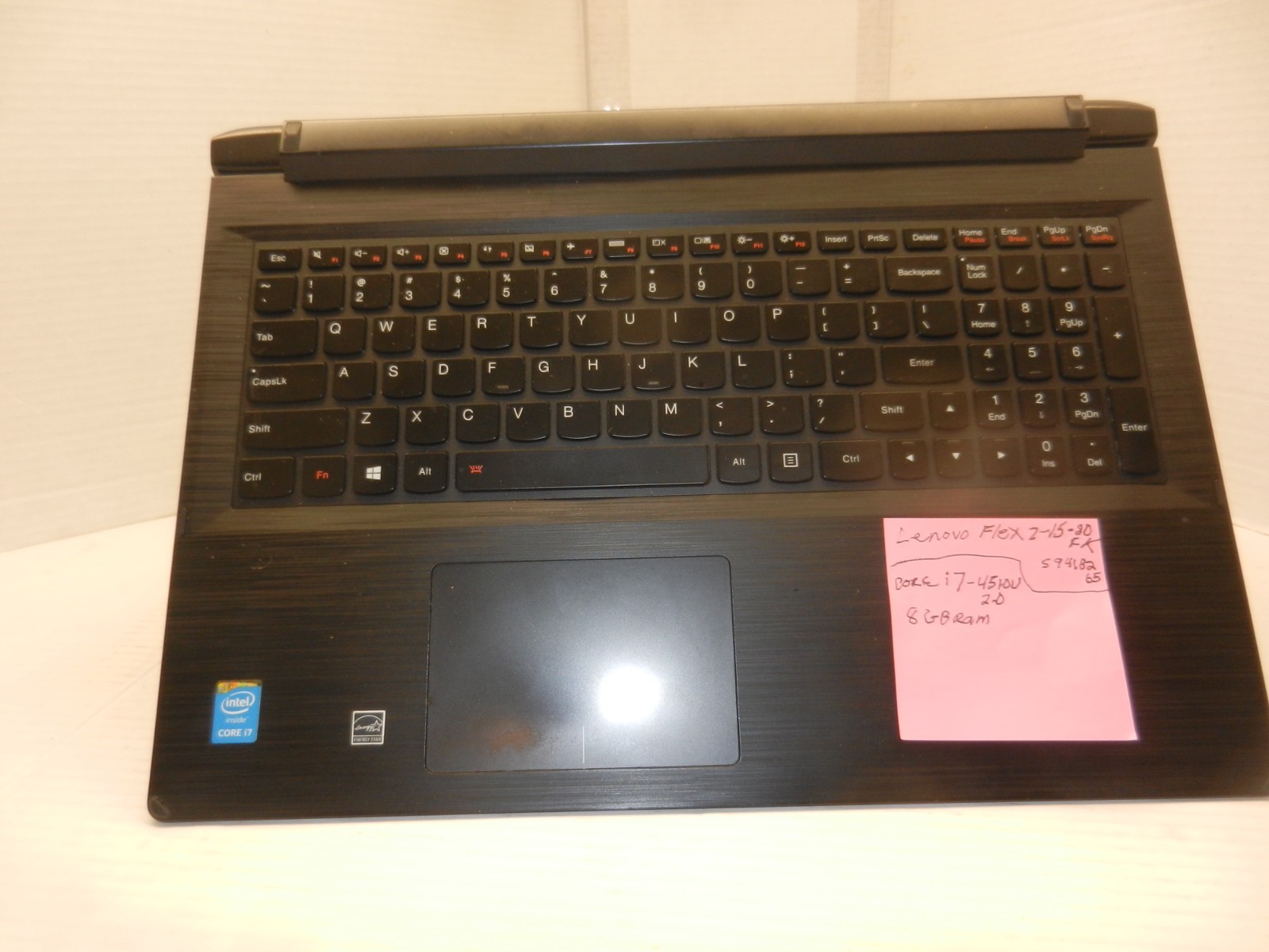 LENOVO FLEX 2-15 TOUCH 15.6″ CORE i7-4510U@2.0GHz 8GB RAM 500GB HDD WINDOWS 10