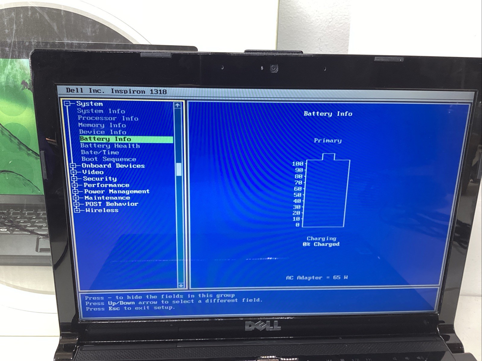 Dell Inspiron 1318-124B 13.3″ Laptop Intel Core 2 Duo 2.00GHz 3GB BATT DEAD