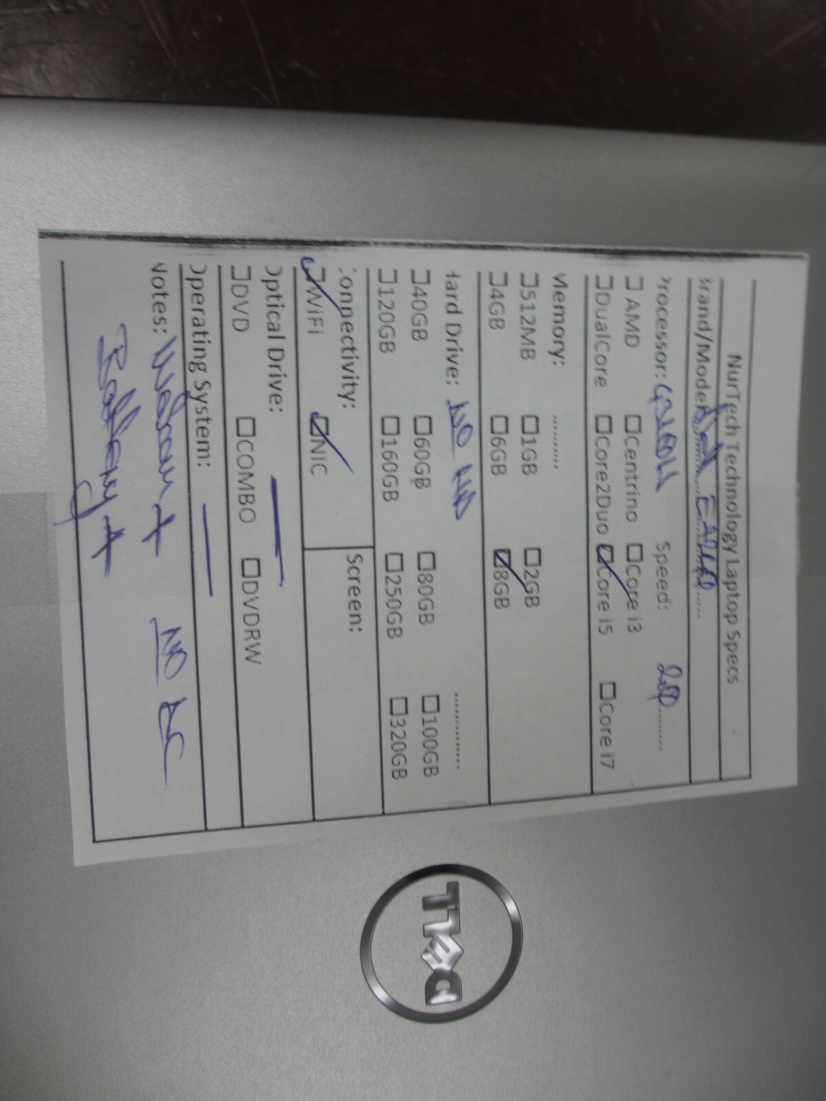 Dell Latitude E7240 I5-4310U 2.00GHz 8GB Web-Cam Laptop [NO AC/OS/HDD] **@@**