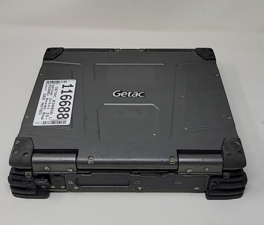 GETAC B300G6 Rugged Laptop Intel I5-6200U For Parts or Repair SEE NOTES