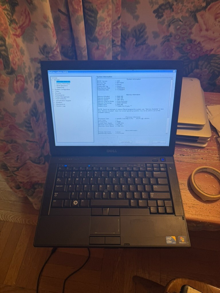 Dell Latitude E6410 – Intel Core i3, 2GB RAM – No Drive or OS – For Parts Specs