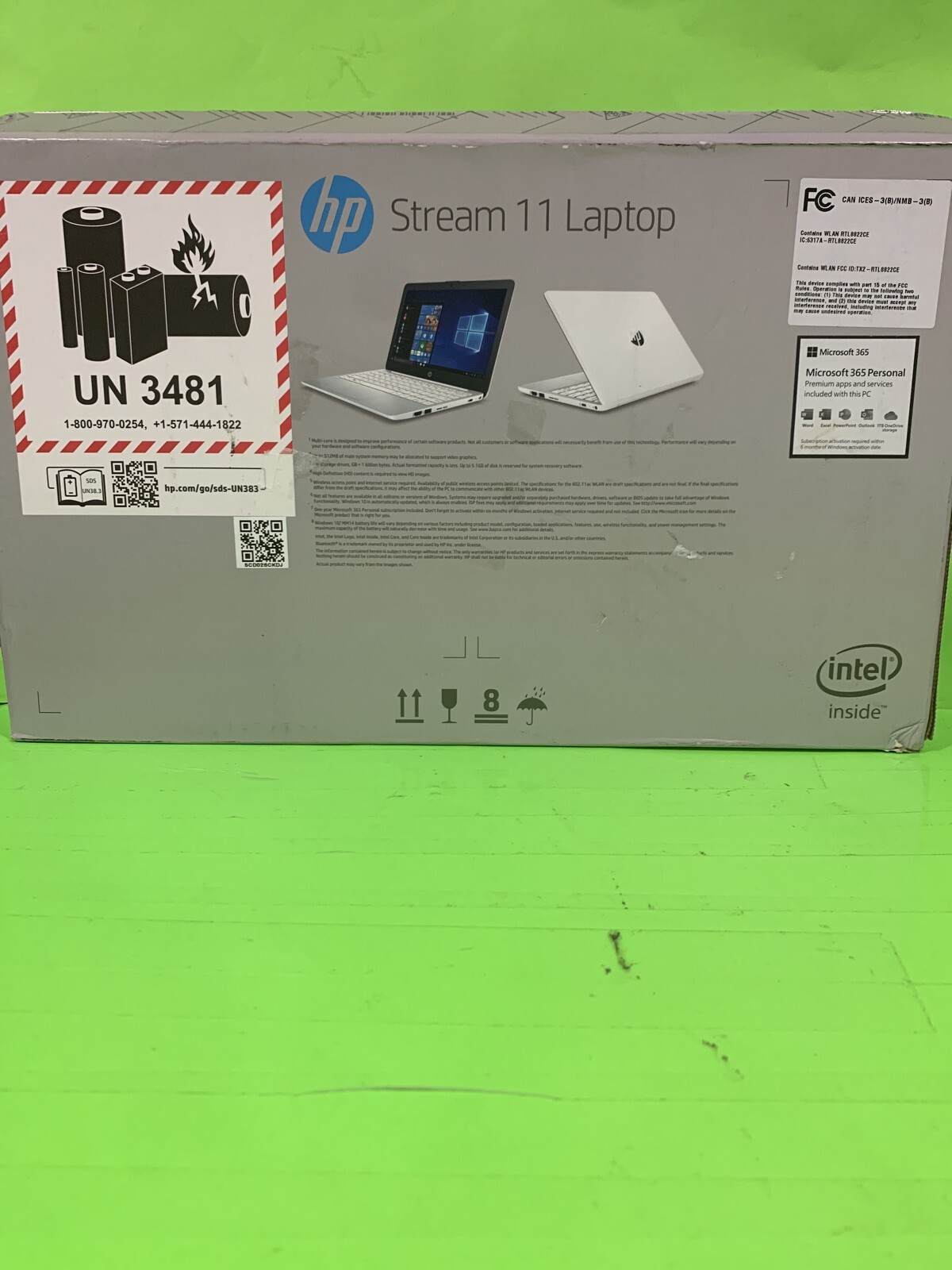 HP Stream 11 Laptop 11-ak0035nr Intel Celeron 4GB/32GB/11.6″ SEE DETAILS
