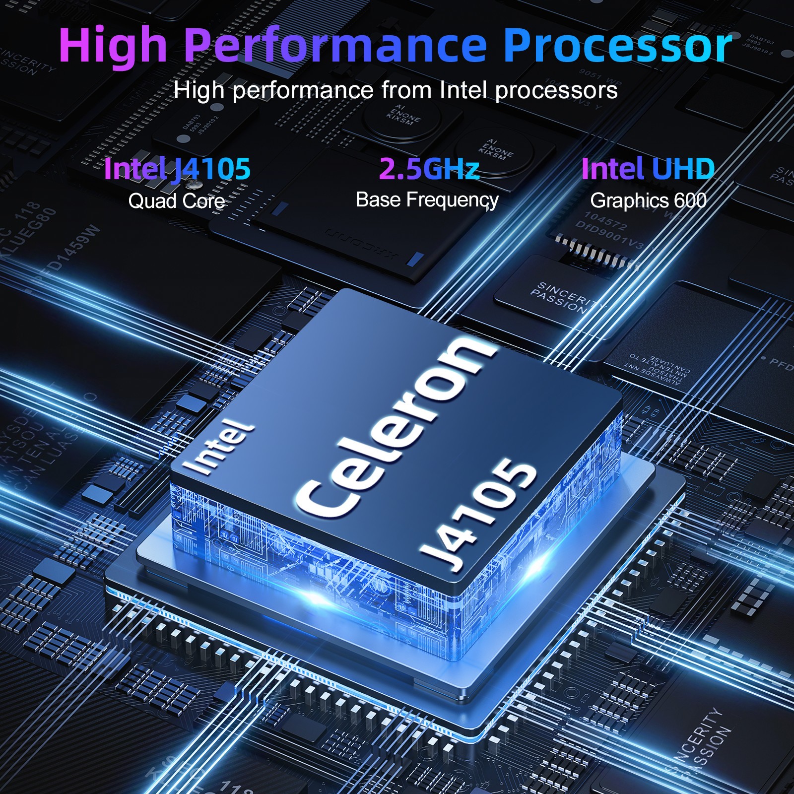 SGIN 15.6/17.3 inch Laptop 128GB 256GB 512GB SSD Intel Celeron WIFI Windows 11