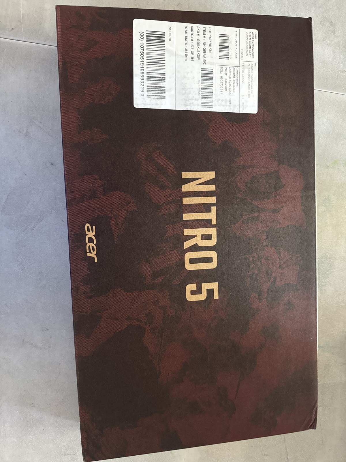 Acer Nitro 5 Gaming Laptop, 9th Gen Intel Core i5, GTX 1650