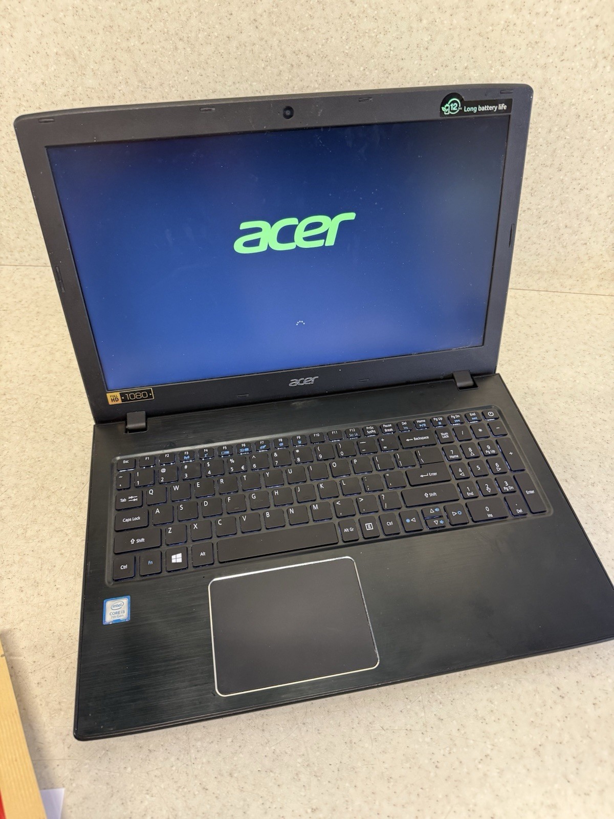 Acer Aspire E5-575 15″ Laptop Intel i3-7100U 8GB RAM 224GB SSD Win10 Computer