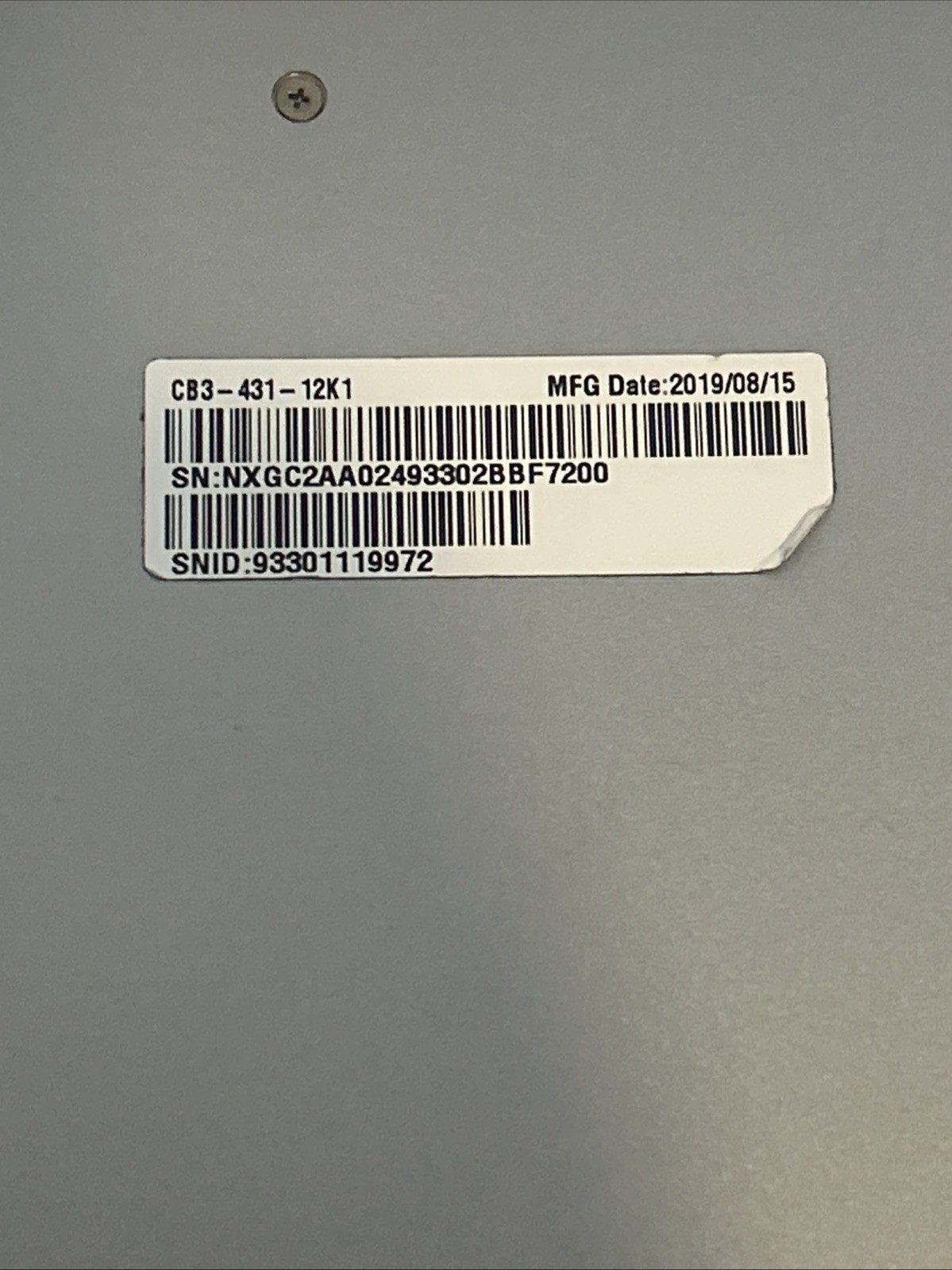 Acer 14″ Chromebook (CB3-431-12K1) Intel Celeron N16P1 with Chord and Case