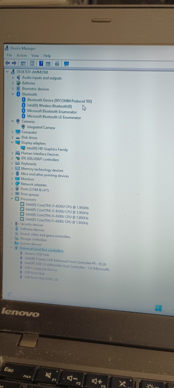 63194 ThinkPadT440 w/charger&2batteries.i5-4300U.8GB.128GB SSD.W11 Pro.14″.Nice!