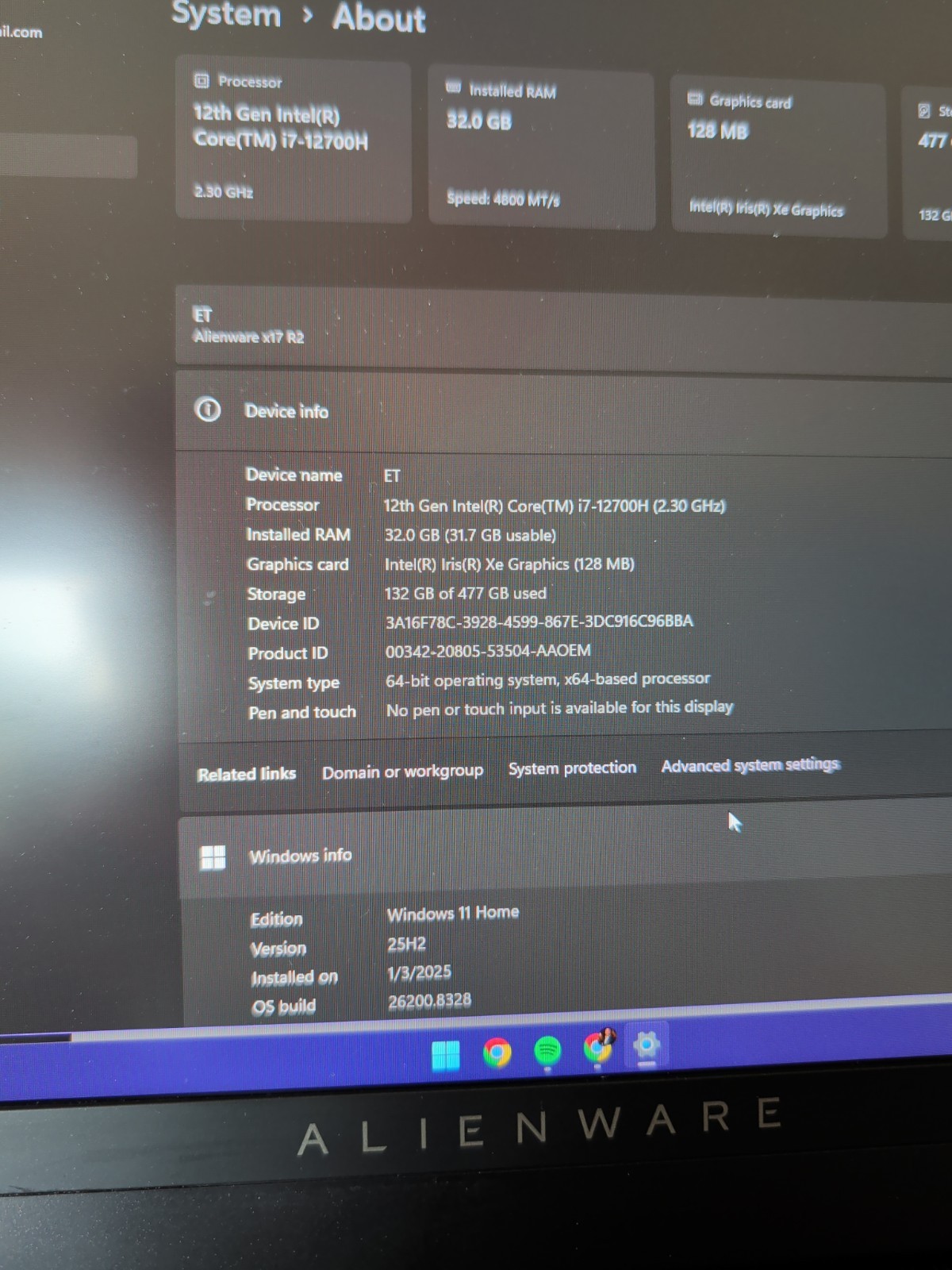 alienware x17 r2 gaming laptop – Priced to sell!