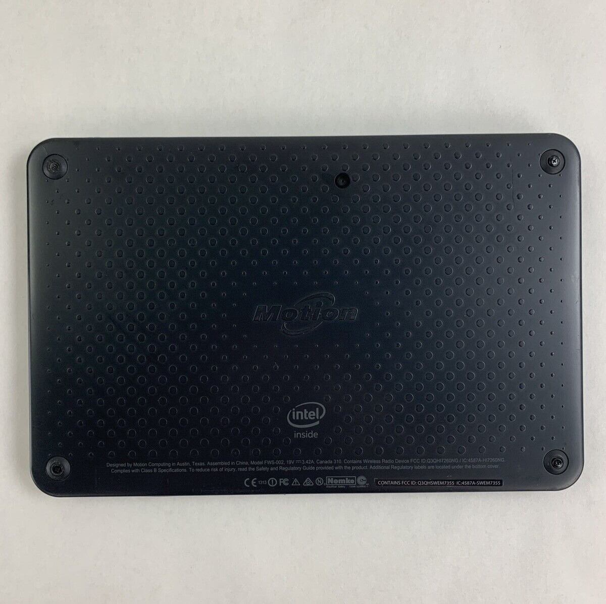 Motion CL920 Tablet PC Pentium N3540 4GB Ram No HDD, OS, Battery Missing Button