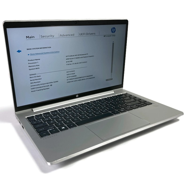HP ProBook 445 G8 14″ Laptop Ryzen 5 5600U 2.3GHz – 8GB Ram – No Drive