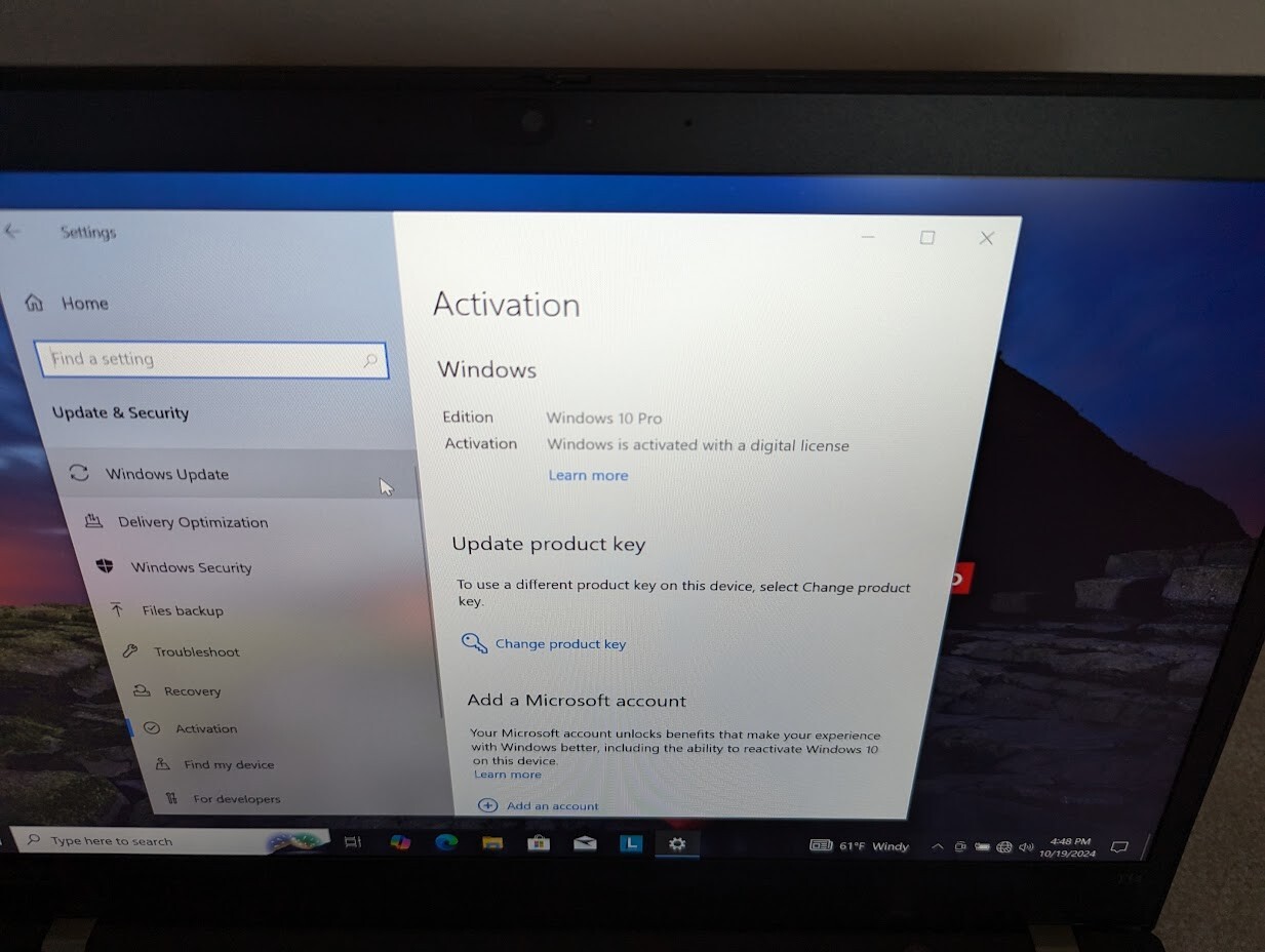 Lenovo Thinkpad T14 G1 i7-10610U 48GB RAM/500 GB SSD – Win 10 Pro