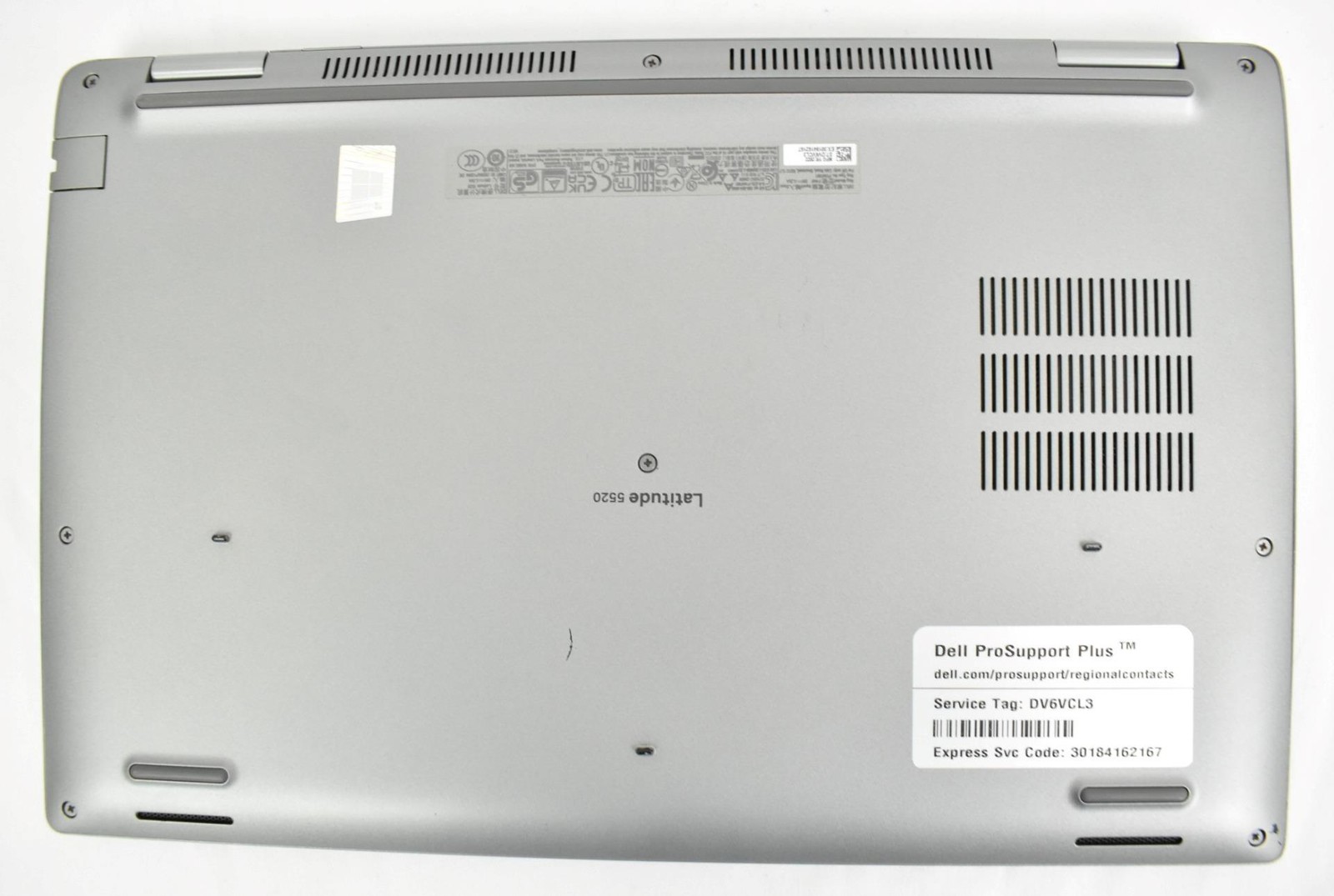 Dell Latitude 5520 Laptop i5-1135G7 2.4GHz 16GB 256GB SSD No OS