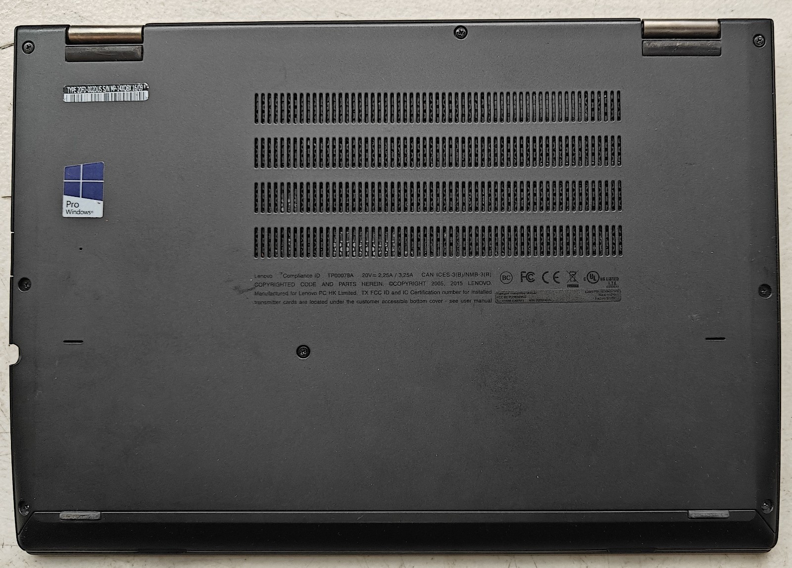 Lenovo Yoga 260 i5-6200u 2.3GHz, 8GB RAM, 128GB M.2 SATA, Linux Zorin 18.1