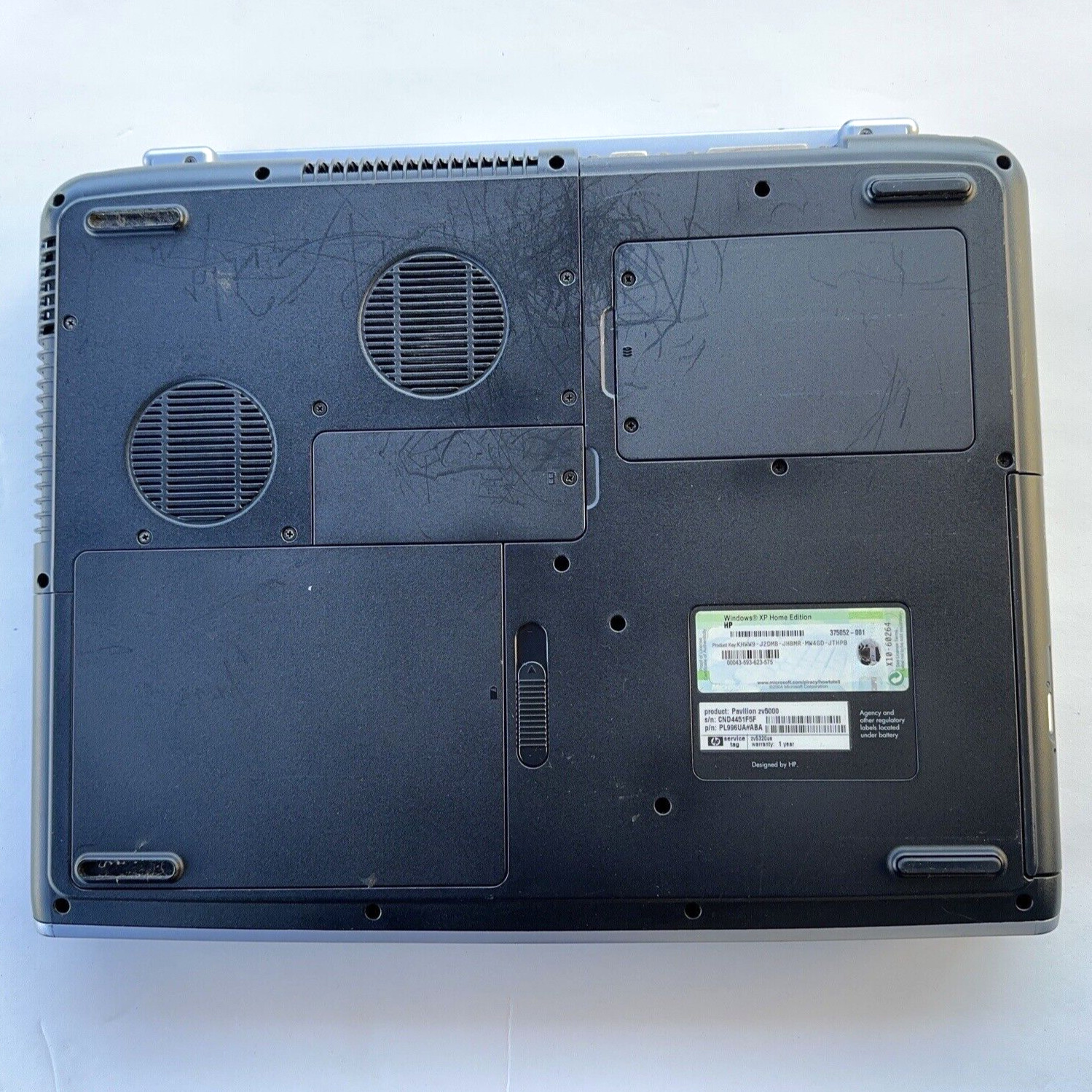 Hp Pavillion Zv5000 ZV5410us 15″ Windows For Parts Laptop No Charger – Untested