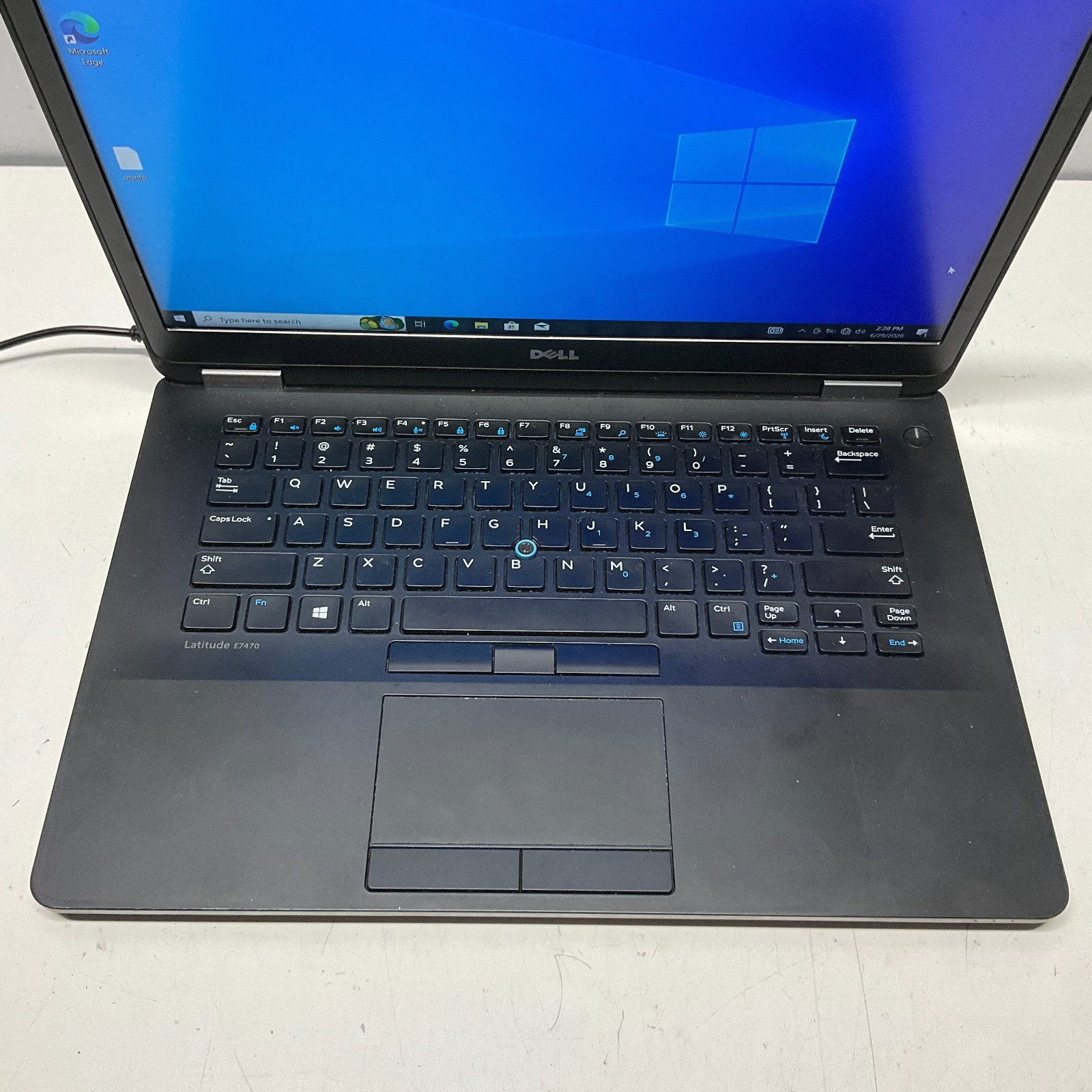 Dell Latitude E7470 Intel i5-6300U 2.4GHz 8GB 256GB SSD Windows 10 NO BATTERY