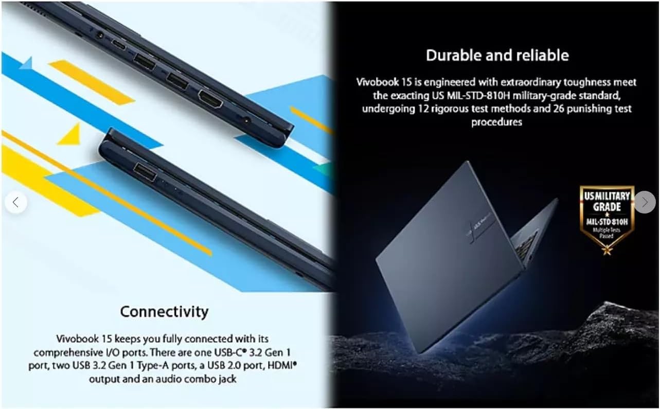 ASUS Vivobook 15 F1504VAP-SB57 15″ Intel Core 5-120U 16GB 512GB SSD Quiet Blue
