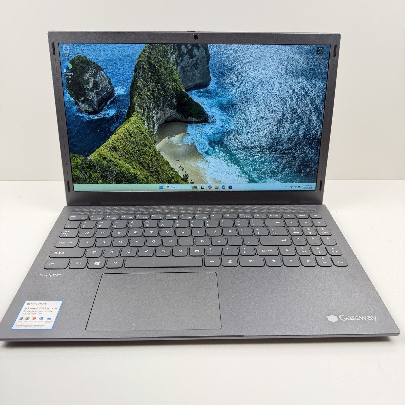 Gateway Laptop GWTN156-11BK 15.6″ Silver N5030 1.1GHz 4GB RAM 128GB SSD