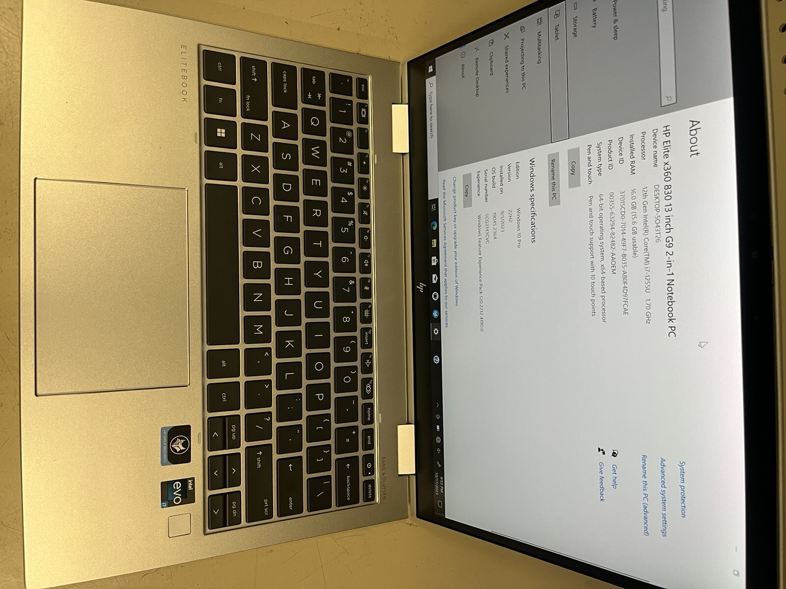 HP Elite X360 830 G9 2-in-1 13.3” TOUCHSCREEN FHD+ i7-1255U 16GB RAM 512GB SSD