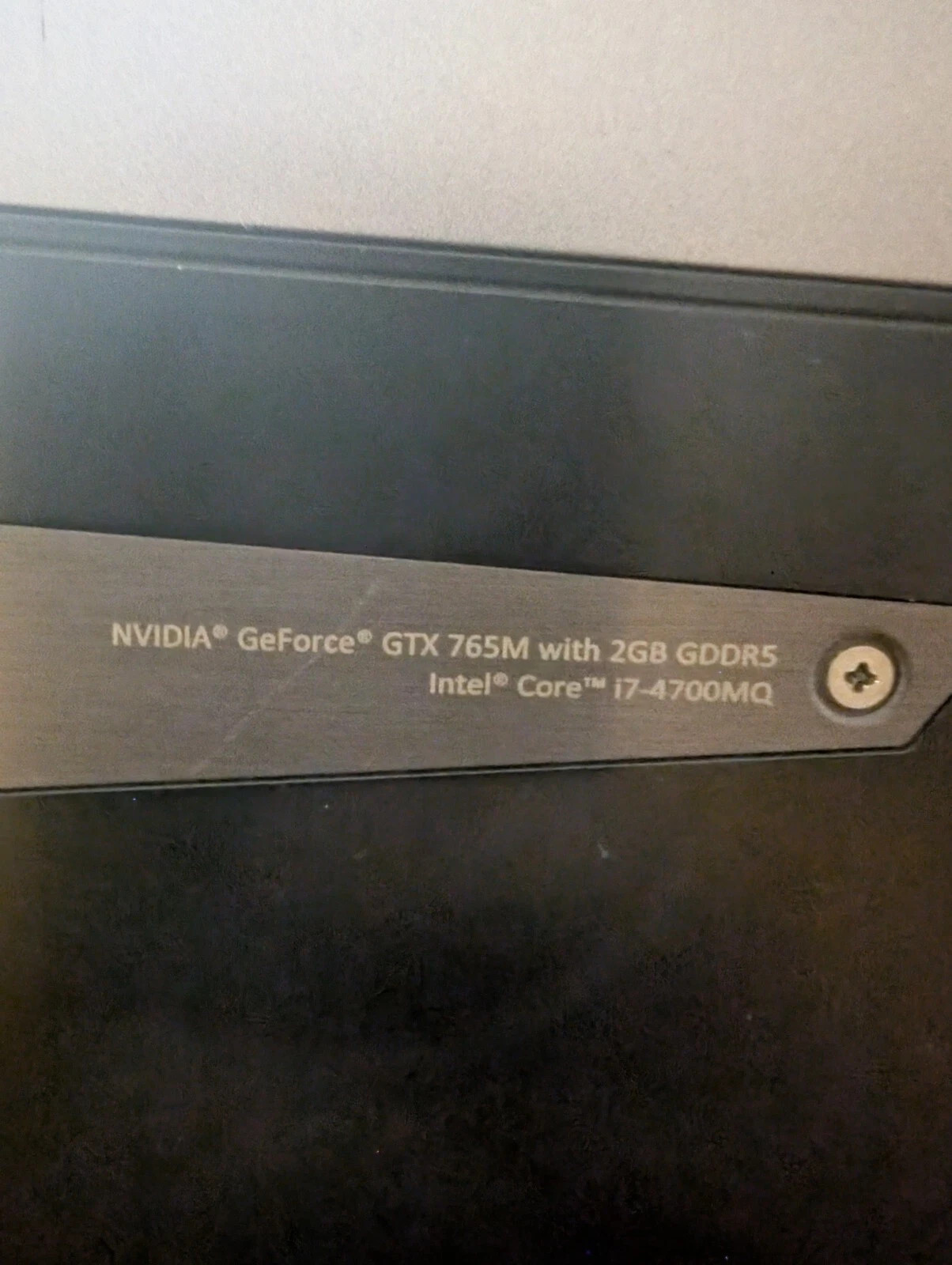 Alienware 17 i7-4700MQ No RAM No HDD no video card As is