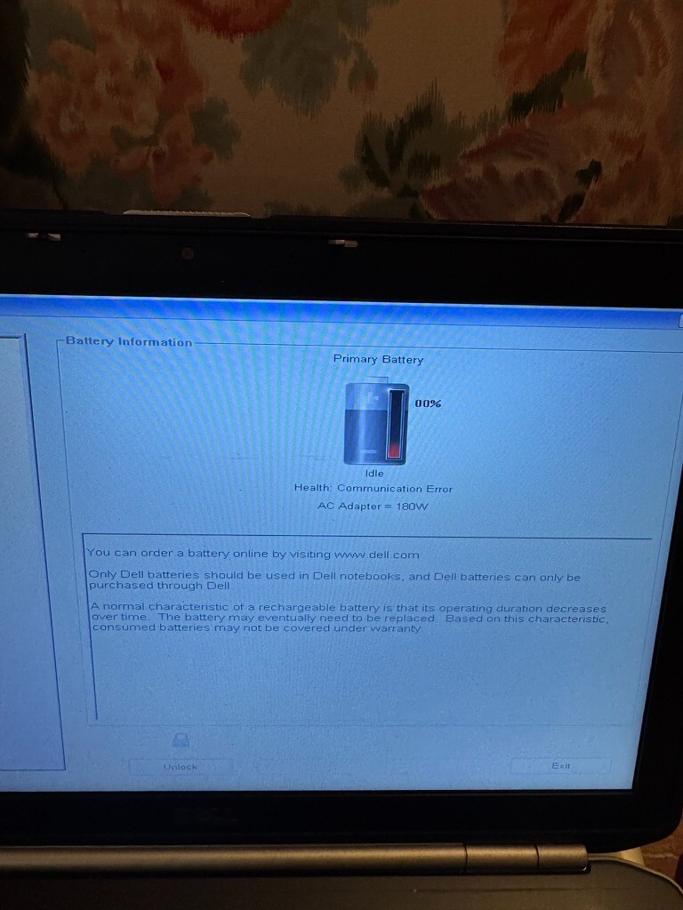 Dell Latitude E5520 – i5-2410M / 4GB RAM / No HDD / Turns On to BIOS – AS-IS 🔧