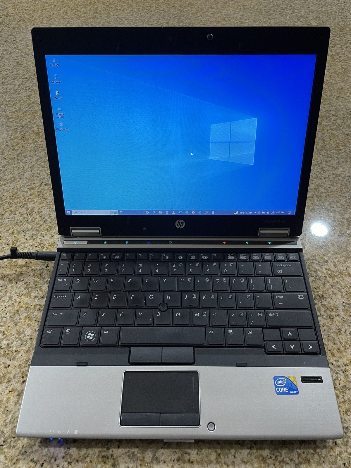 HP Elitebook 2540p Laptop Intel i7 2.13GHz Windows 10 Pro 512GB SSD Office Pro