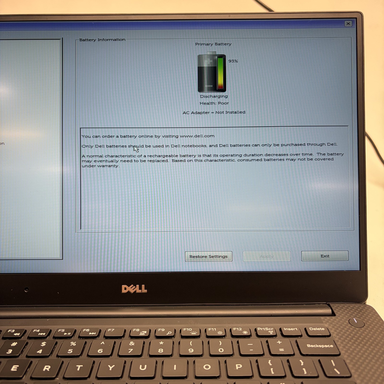 Dell Precision 5510 w/o Power Supply